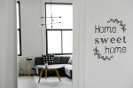 home sweet home NAKLEJKA NA ŚCIANĘ