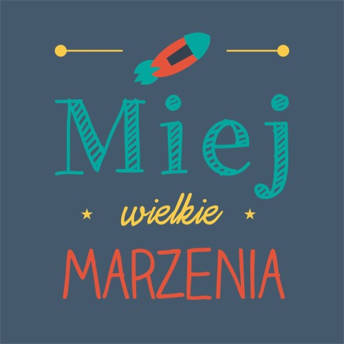 miej wielkie marzenia OBRAZ NA PŁOTNIE DO POKOJU DZIECIĘCEGO