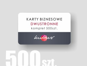 Karty Biznesowe 500szt.