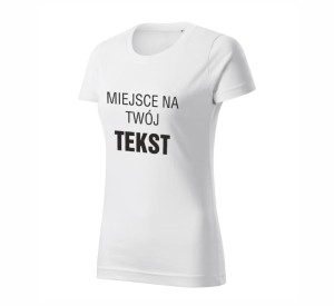 Koszulka damska z WŁASNYM TEKSTEM