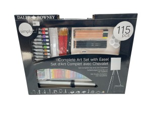 Zestaw Artystyczny ze sztalugą (115 elementów) Daler Rowney