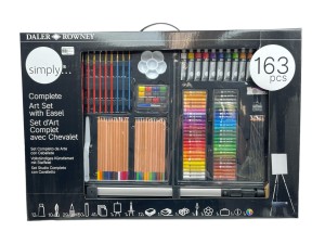 Zestaw Artystyczny ze sztalugą (163 elementy) Daler Rowney
