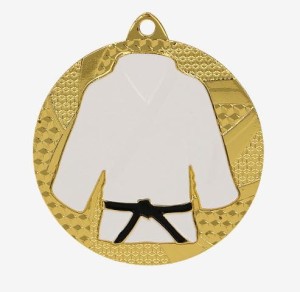 Medal sportowy w trzech kolorach - Judo 