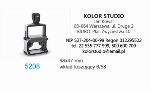 Pieczątka "Professional" Trodat 5208 (68x48mm)