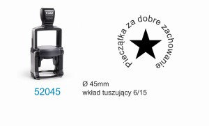 Pieczątka "Professional/Okrągła" Trodat 52045 (fi. ø 45mm)