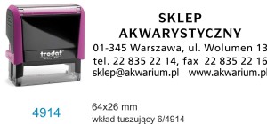 Pieczątka "5"  Printy Line 4914 (64x26mm)
