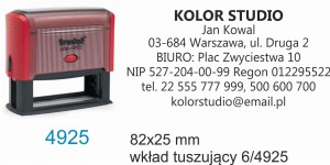 Pieczątka "7"  Printy Line 4925 (82x25mm)