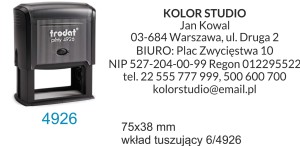 Pieczątka "7"  Printy Line 4926 (75x38mm)