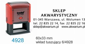 Pieczątka "6"  Printy Line 4928 (60x33mm)