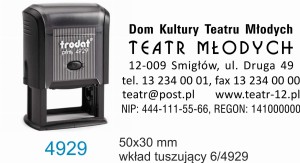 Pieczątka "4"  Printy Line 4929 (50x30mm)