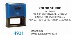 Pieczątka "6"  Printy Line 4931 (70x30mm)