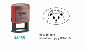 Pieczątka "Okrągła" Printy Line 44055 (owal 55x35mm)