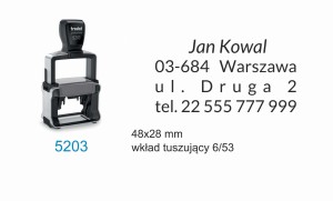 Pieczątka "Professional" Trodat 5203 (48x28mm)