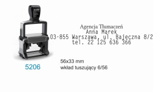Pieczątka "Professional" Trodat 5206 (56x33mm)