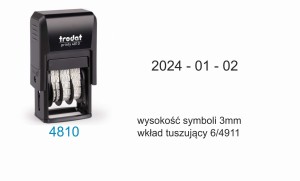 Pieczątka "Datownik" Trodat 4810