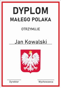 Dyplom szkolny