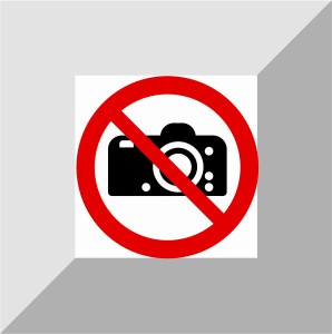 Tablica zakaz fotografowania