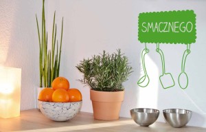 Smacznego NAPIS NA ŚCIANĘ DO KUCHNI