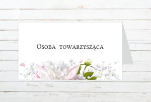 Winietki różowe kwiaty