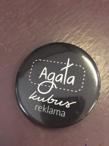 Button, przypinka z agrafką 58 mm 100 szt. 