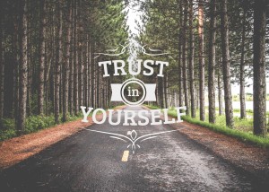trust in youself OBRAZ NA PŁÓTNIE